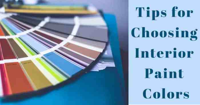 Paint color choosing right tips if sunlit